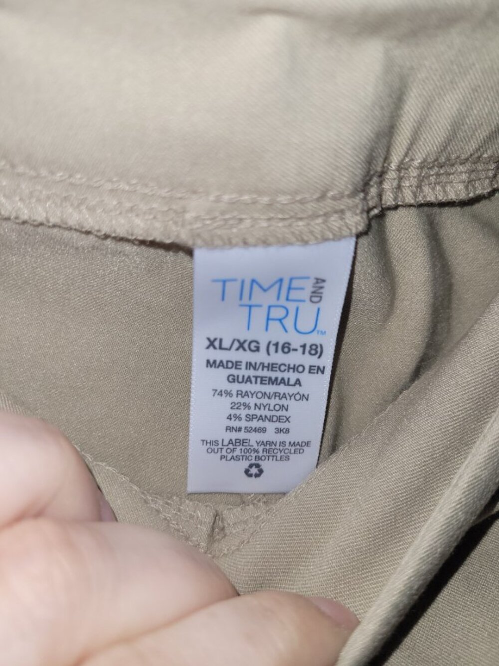 Time and Tru XL Tan Shorts - Picture 3 of 5